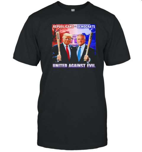 Republican Democrats United Against Evil Trump Kennedy T- Classic Men's T-shirt