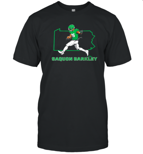 Saquon Barkley Philadelphia Eagles Football State Star T-Shirt