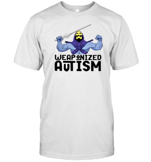 Skeletor Weaponized Autism T-Shirt