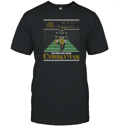 The Inch That Saved Christmas Three Rivers Stadium 32 T-Shirt