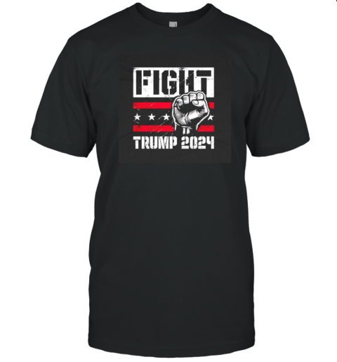 Trump 2024 Fight Fist Hand T- Classic Men's T-shirt