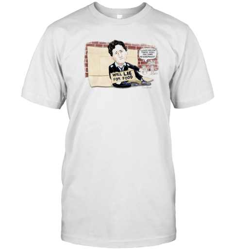 Tucker Carlson Will Lie For Food T-Shirt