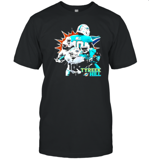 Tyreek Hill Miami Dolphins Graphic Vintage T- Classic Men's T-shirt