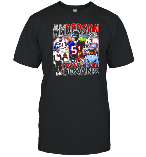 Will Anderson Jr Houston Texans Vintage Signature T-Shirt