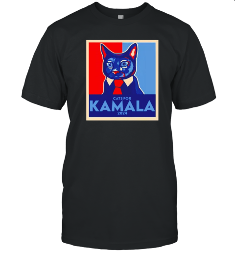 Anne Burrell Wearing Cats For Kamala 2024 T- Classic Men's T-shirt