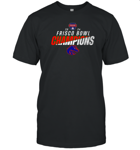 Boise State Broncos 2024 Frisco Bowl Champions T- Classic Men's T-shirt