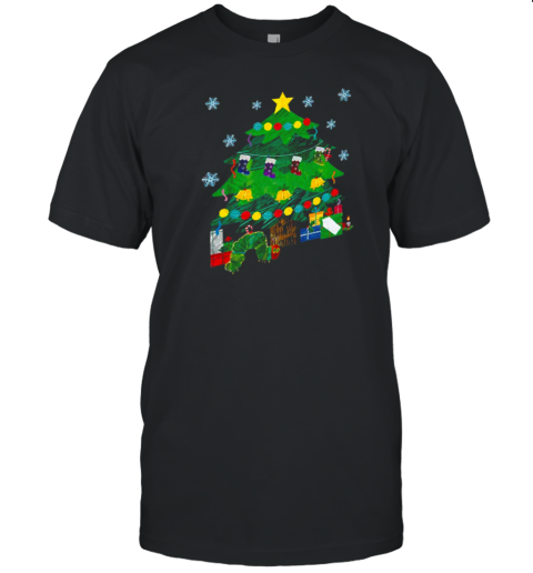 Caterpillar Under The Christmas Tree Teacher T- Classic Men's T-shirt