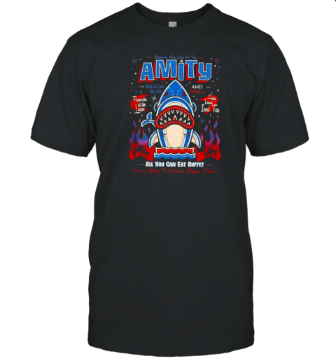 Celebrate 4Th July At The Amity Beach Bar And Grill Fireworks At The Luau Amity Island Iced Tea T- Classic Men's T-shirt