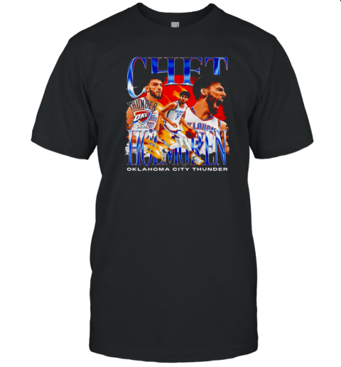 Chet Holmgren Oklahoma City Thunder Baketball Poster Vintage T- Classic Men's T-shirt