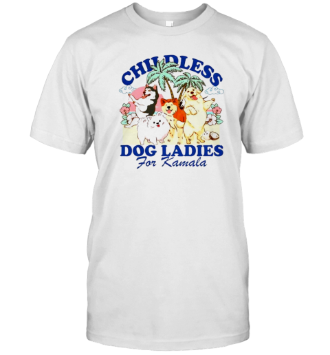 Childless Dog Ladies For Kamala 2024 T- Classic Men's T-shirt