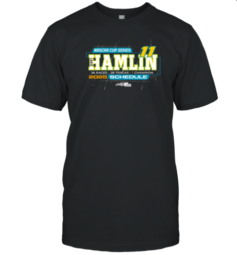 Denny Hamlin Joe Gibbs Racing Team Collection 2025 NASCAR Cup Series T- Classic Men's T-shirt