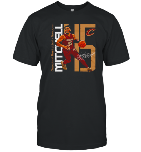 Donovan Mitchell Cleveland Cavaliers Stretch Signature Vintage T-Shirt