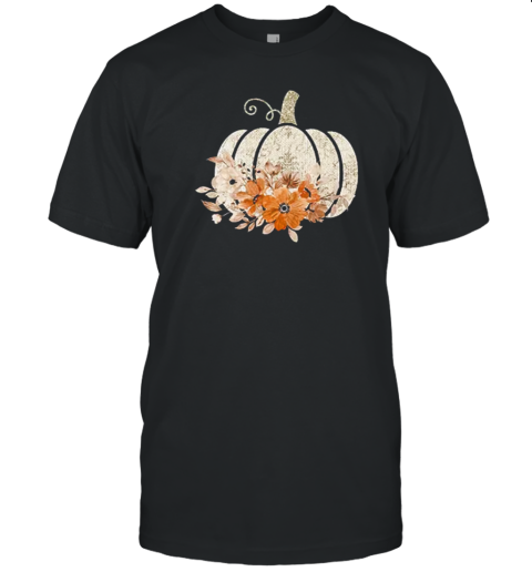 Floral Pumpkin Teacher T- Classic Men's T-shirt