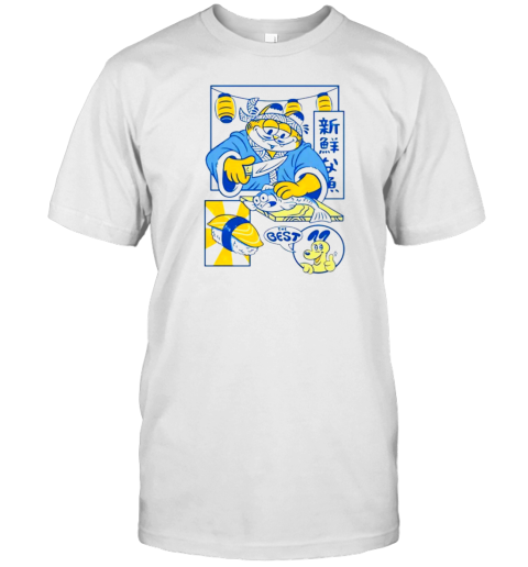 Garfield As A Sushi Chef Odie Says It'S The Best T- Classic Men's T-shirt