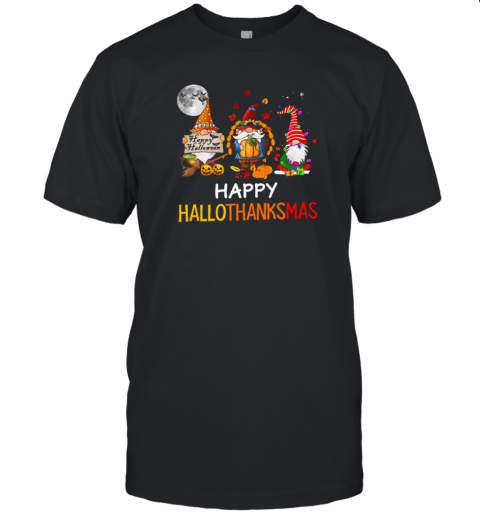 Happy Hallothanksmas Teacher T-Shirt