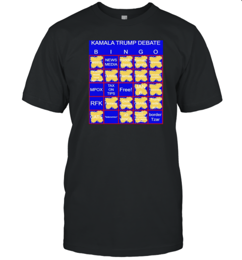 Kamala Trump Debate Bingo T-Shirt