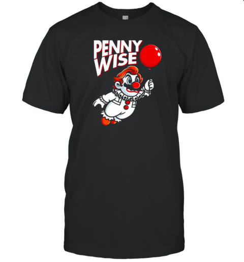 Mario And Pennywise Super Pennywise Mashup T-Shirt