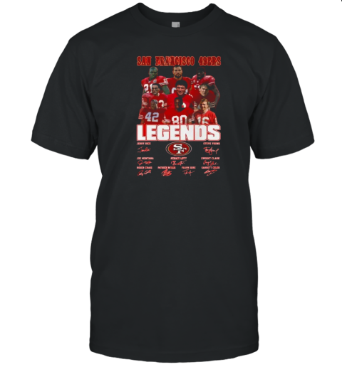 Original San Francisco 49ers Legends 2024 Signatures T-Shirt