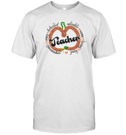 Pumpkin Pencil Fall Teacher T-Shirt