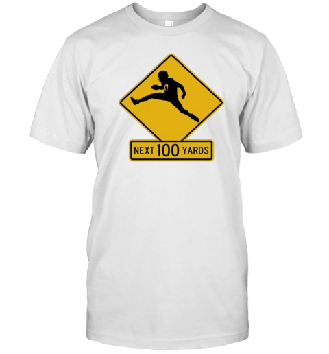 Quarterback Crossing Next 100 Yards Josh Allen T- Classic Men's T-shirt