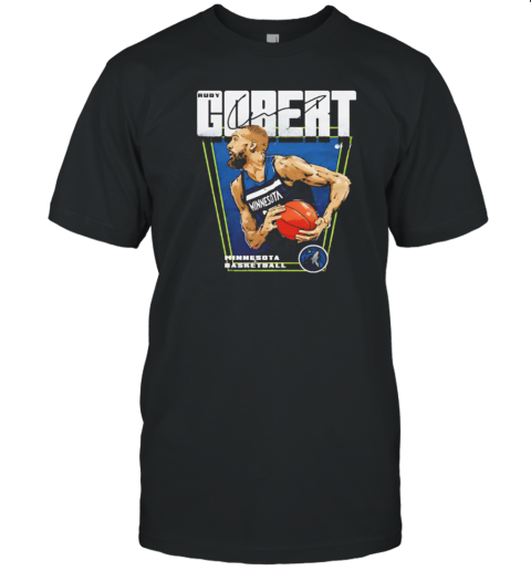 Rudy Gobert Minnesota Timberwolves Basketball Premiere Signature Vintage T-Shirt