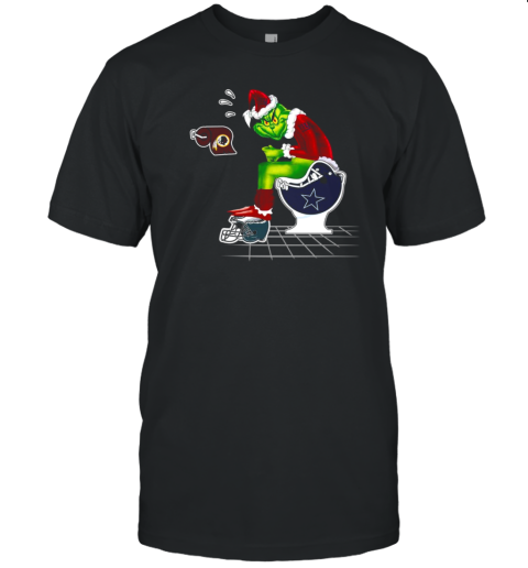 Santa Grinch New York Giants Shit On Other Teams Christmas T- Classic Men's T-shirt