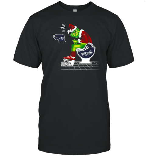 Santa Grinch San Francisco 49Ers Shit On Other Teams Christmas T-Shirt