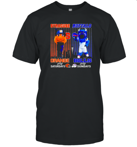 Syracuse Orange On Saturdays X Buffalo Bills On Sundays T-Shirt