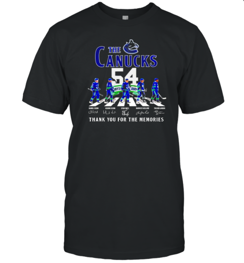 The Canucks 54 Years Of 1970 2024 Thank You For The Memories T-Shirt