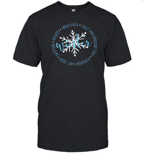 Winter Snowflake Teacher T- Classic Men's T-shirt