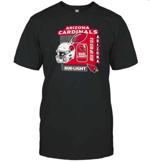 Arizona Cardinals Bud Light Rise Up Red Sea T- Classic Men's T-shirt