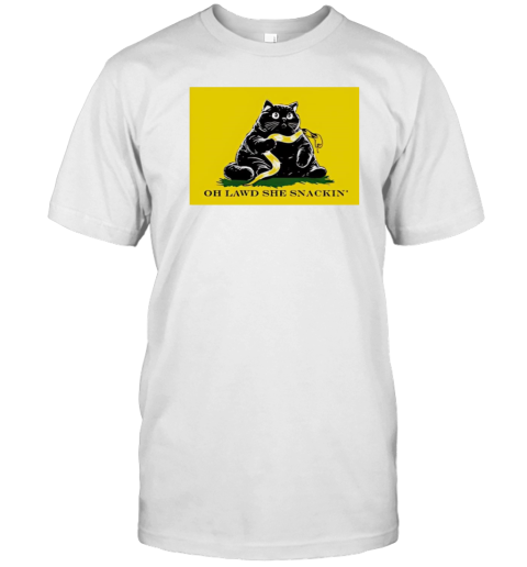 Chonky Cat Gadsden Flag Oh Lawd She Snackin' T- Classic Men's T-shirt