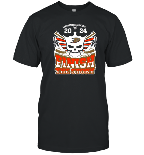 Cody Rhodes X Anaheim Ducks 2024 Finish The Story T-Shirt