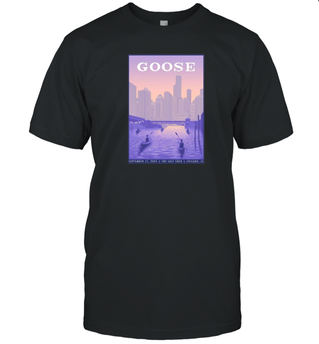 Goose September 11 2024 In Chicago IL Tour Poster T-Shirt