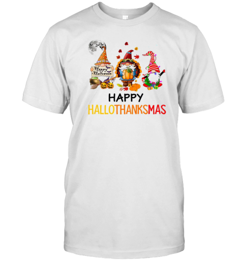 Happy Hallothanksmas Teacher T-Shirt