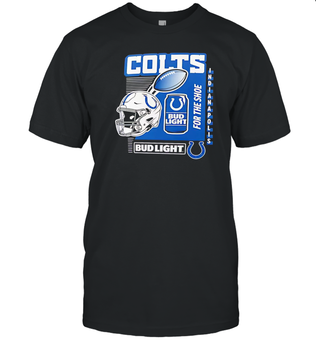 Indianapolis Colts Bud Light For The Shoe T- Classic Men's T-shirt