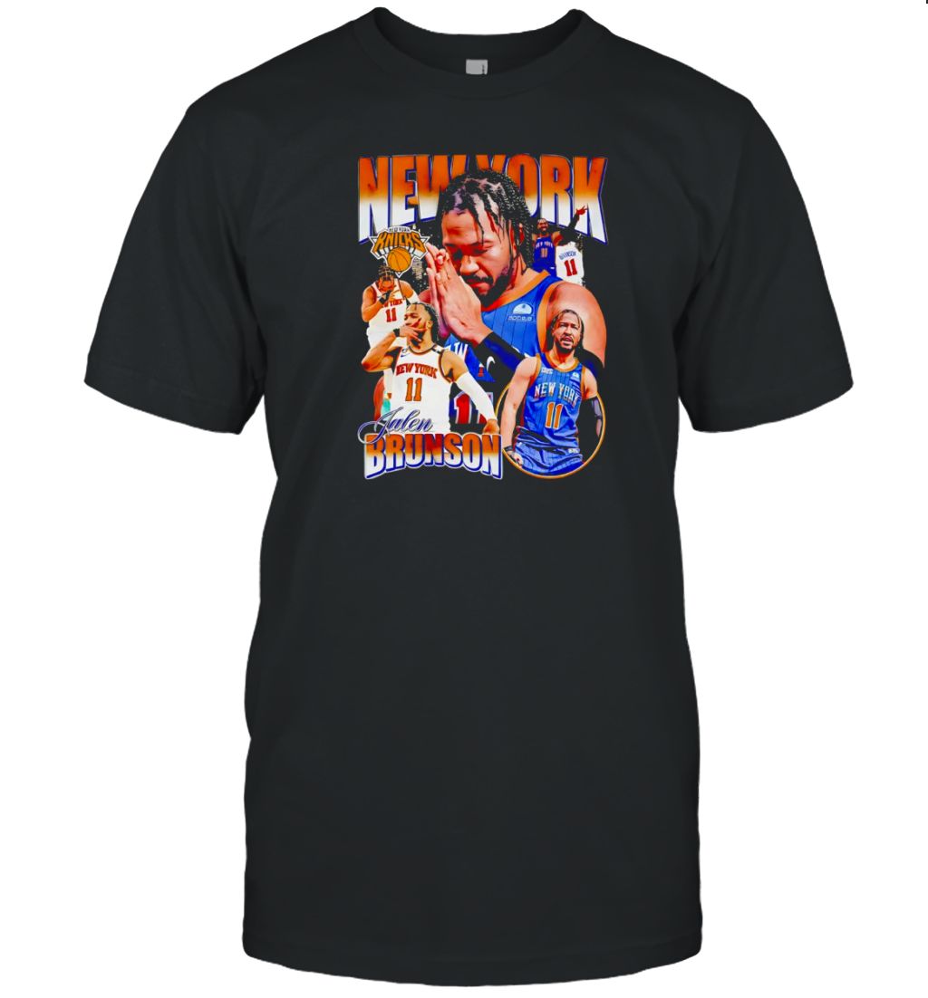 Jalen Brunson New York Knicks Basketball NBA Graphic Poster T-Shirt