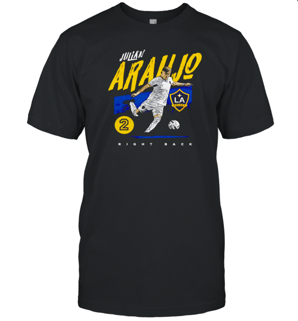 Julian Araujo LA Galaxy MLS Grunge Vintage T-Shirt