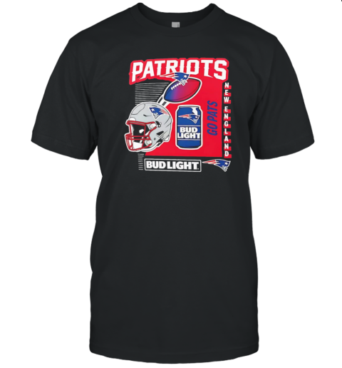 New England Patriots Bud Light Go Pats T- Classic Men's T-shirt