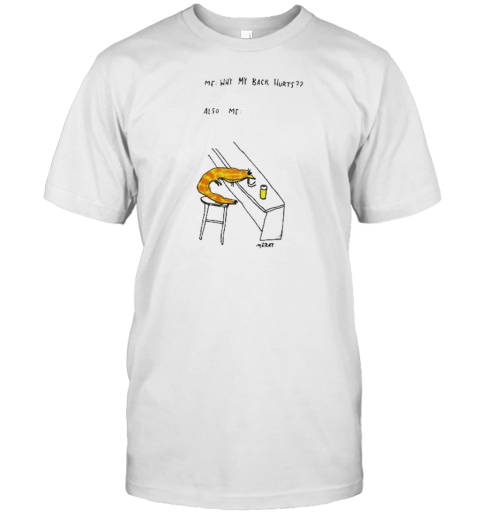 Original Why My Back Hurts Also Me T-Shirt