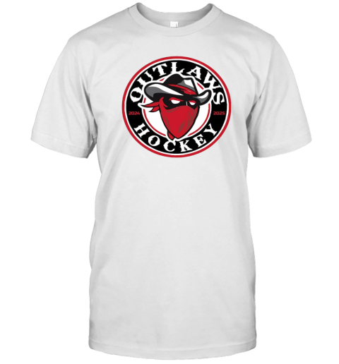 Outlaws Hockey 2024 2025 Logo T-Shirt