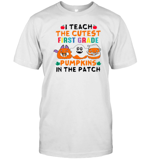 Personalized I Teach The Cutest First Grade Pumpkins In The Patch T- Classic Men's T-shirt