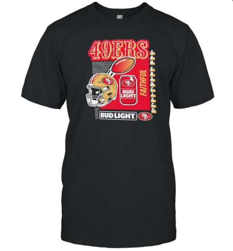 San Francisco 49Ers Bud Light Faithful T- Classic Men's T-shirt