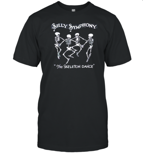 Silly Symphonies The Skeleton Dance Teacher T- Classic Men's T-shirt