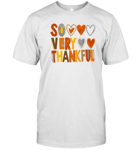 So Very Thankful Teacher T-Shirt