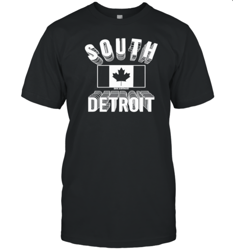 South Detroit Canada Flag T- Classic Men's T-shirt