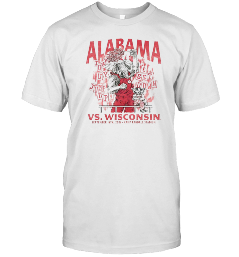 Alabama Vs Wisconsin 2024 Camp Randall Stadium T- Classic Men's T-shirt