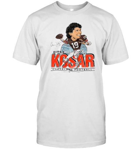 Bernie Kosar Cleveland Browns 19 Football Cartoon T- Classic Men's T-shirt