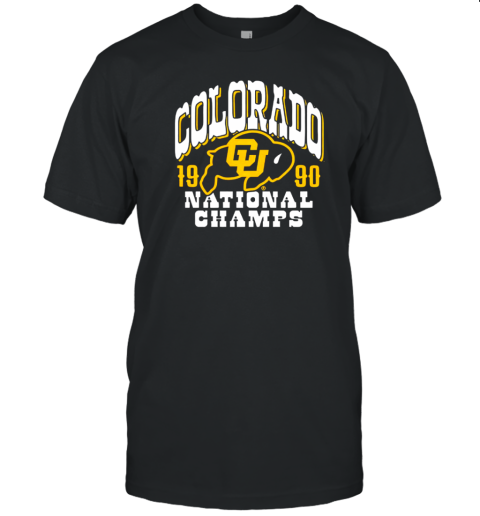 Colorado Buffaloes 1990 National Champions vintage T-Shirt