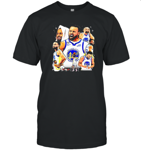 Golden State Warriors Stephen Curry II signature T-Shirt